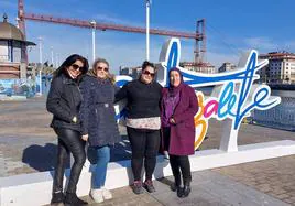 Luz Marina, María del Carmen, María Auxiliadora y Hannadi comparten a EL CORREO sus experiencias.