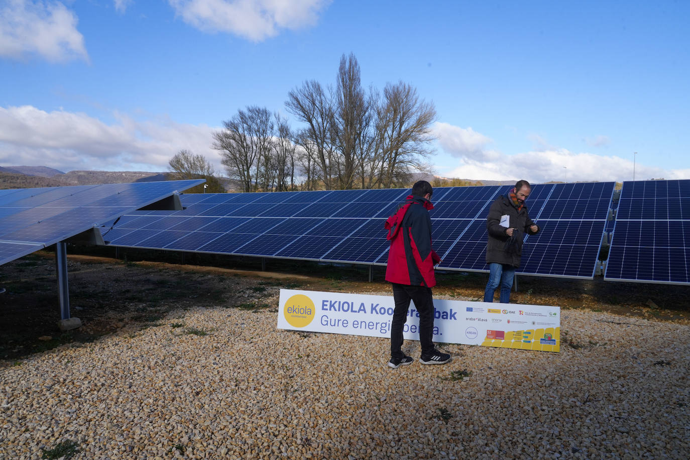 La entidad Ekiola es la que impulsa la comunidad energética de Etxebarria.