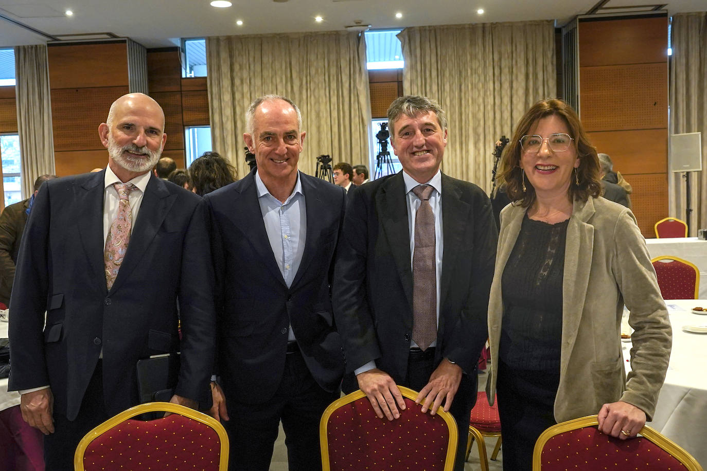 Mikel Barandiaran, Alexander Artetxe, Jon Ander de las Fuentes y Raquel Pérez Arana.