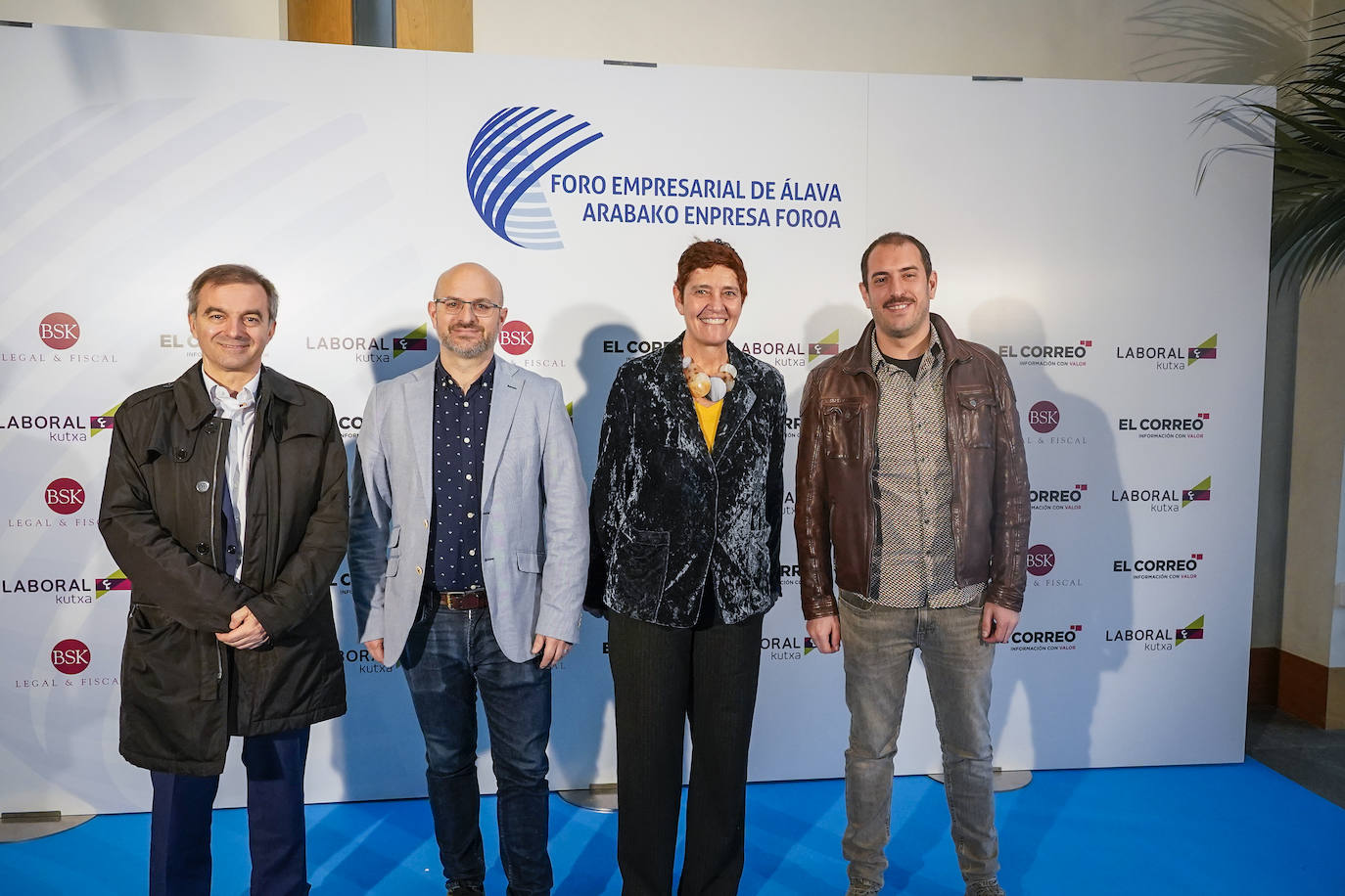 David Montero, Xabier López de Santiago, Leire Madariaga y Erik Echániz.