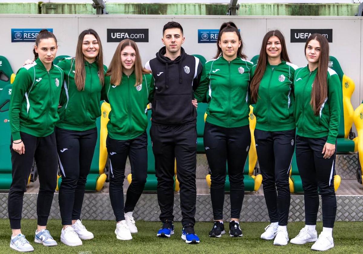 Las Gloriosas acogen a jugadoras del Istra en sus entrenamientos