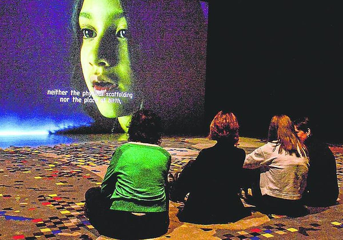 La videoinstalación podrá contemplarse hasta el próximo 9 de junio.