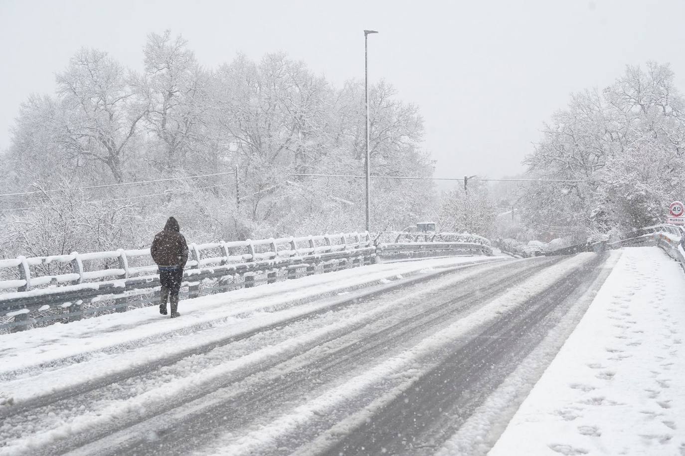 La nevada en Álava, en imágenes