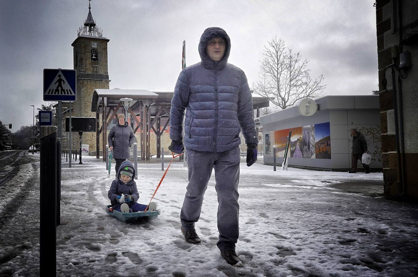 La nevada en Álava, en imágenes