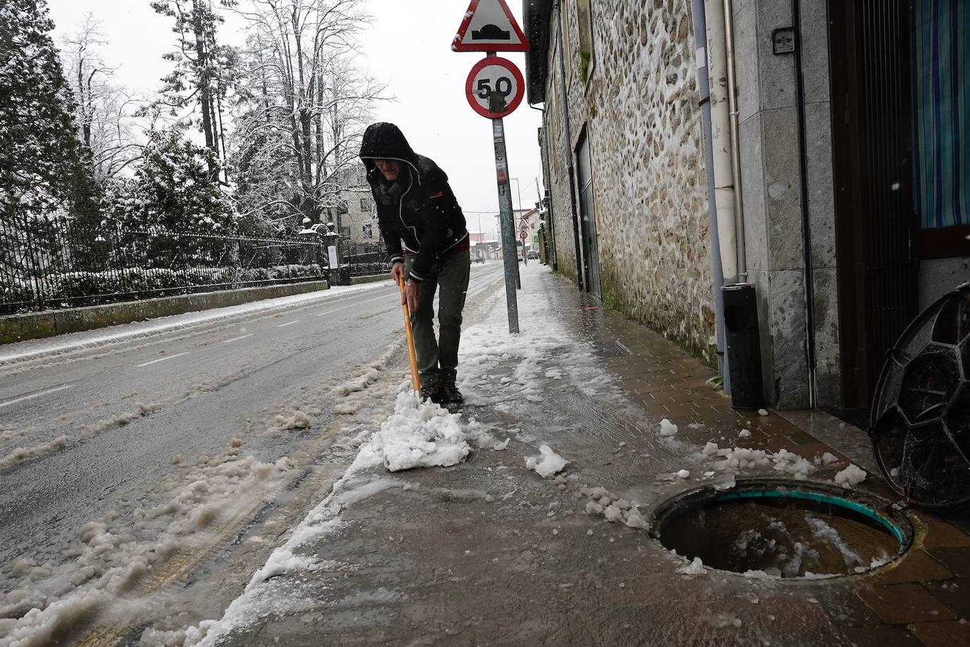 La nevada en Álava, en imágenes