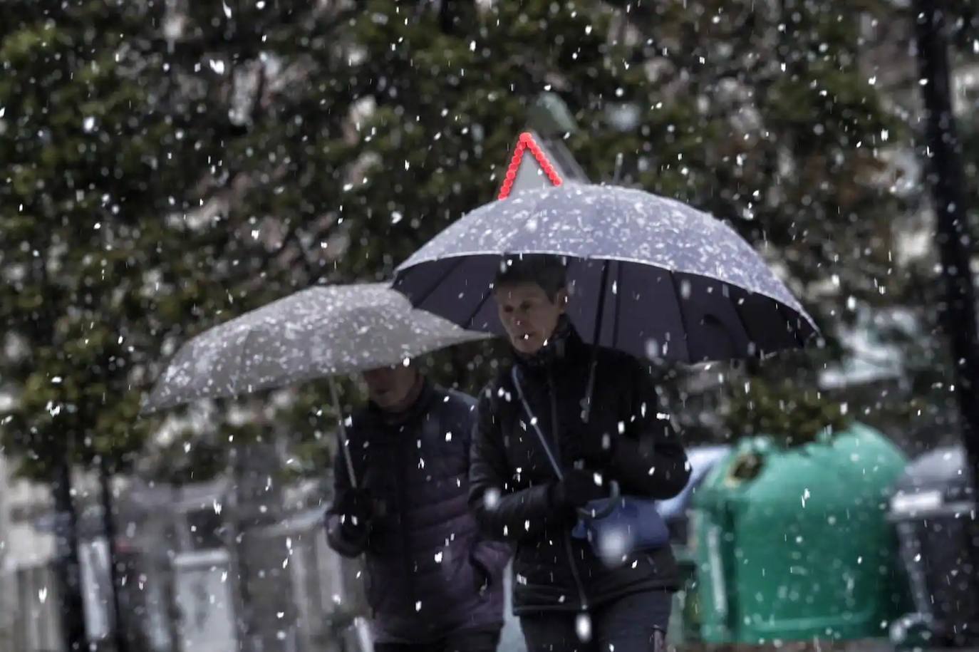 La nevada en Álava, en imágenes