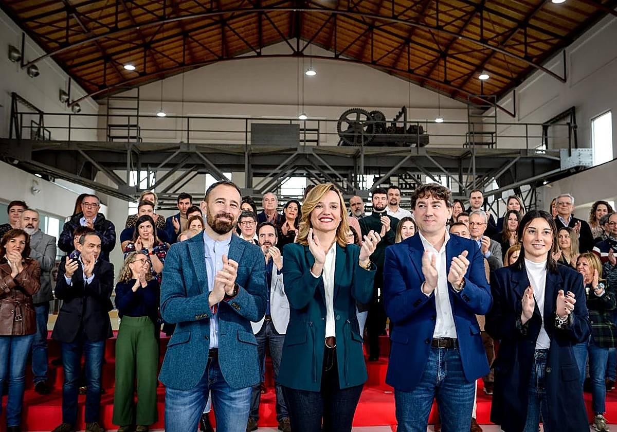 El PSE-EE ha presentado este domingo en Barakaldo sus listas para las elecciones vascas.