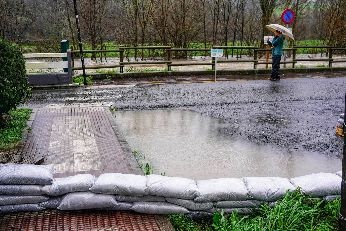 Inundaciones en Zalla, Balmaseda y Sodupe
