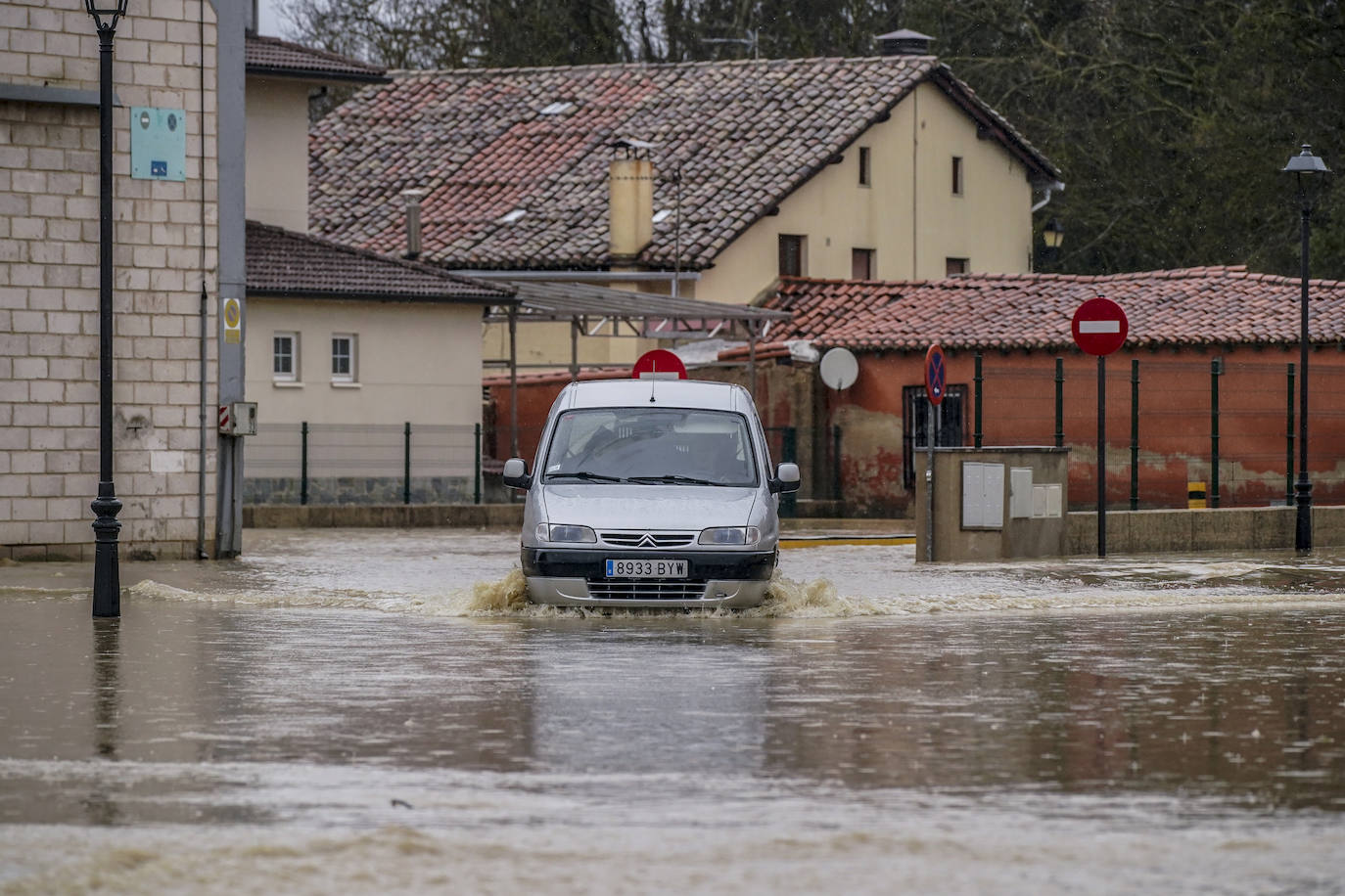 Las imágenes de las inundaciones en Vitoria y Álava