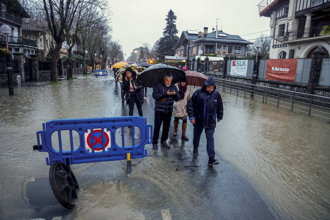 Las imágenes de las inundaciones en Vitoria y Álava