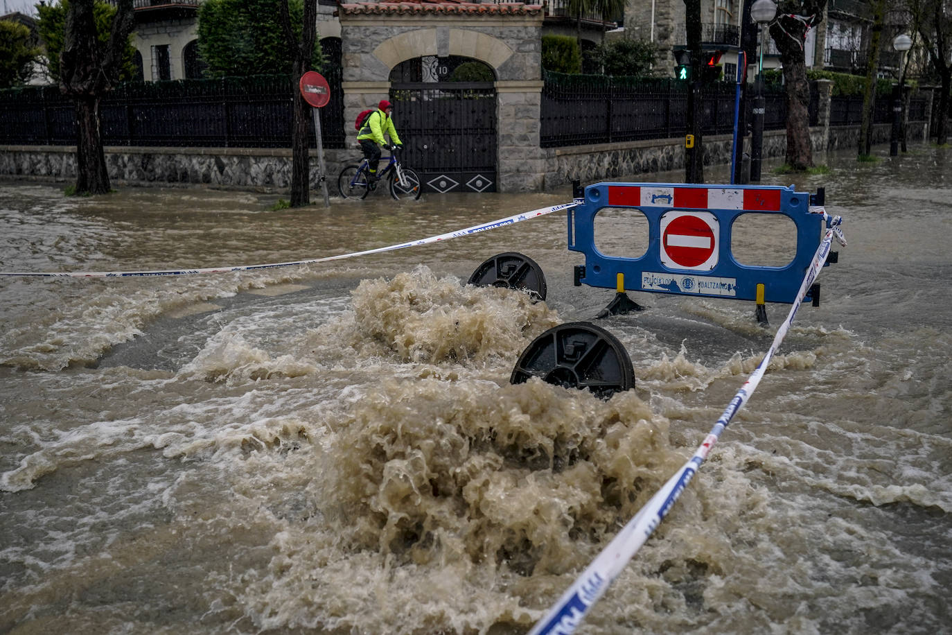 Las imágenes de las inundaciones en Vitoria y Álava