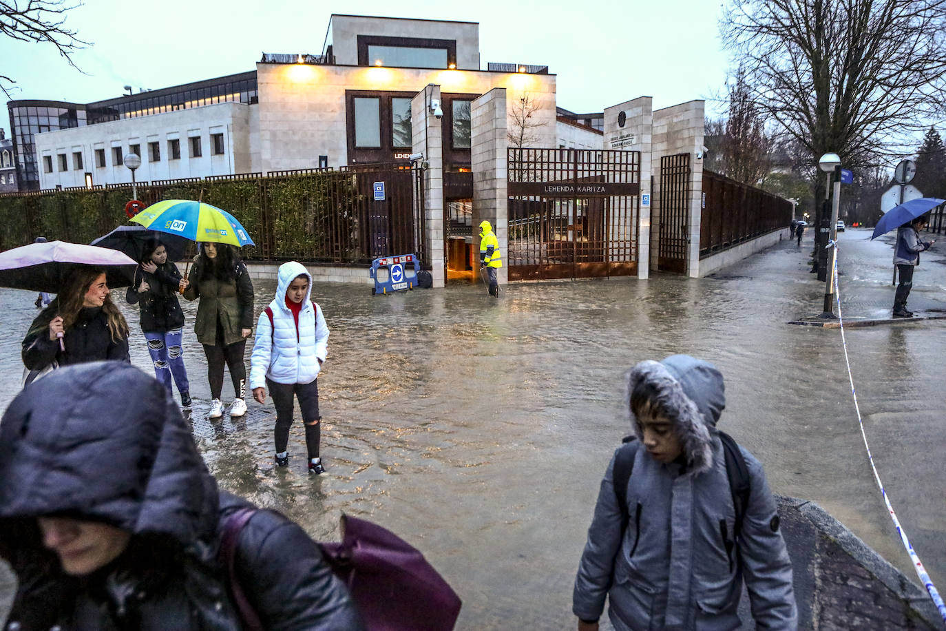 Las imágenes de las inundaciones en Vitoria y Álava