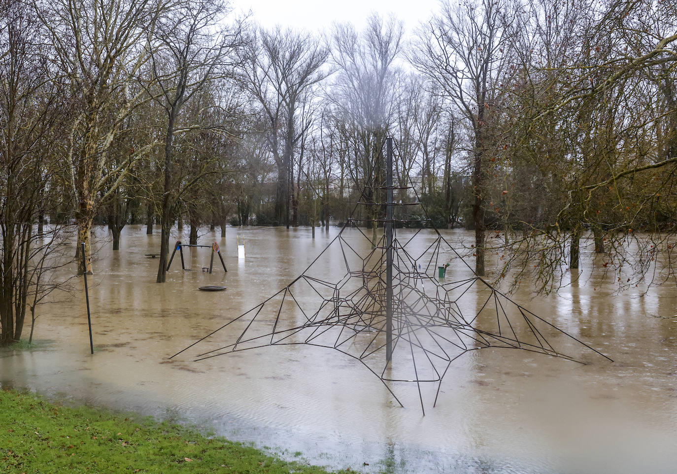 Las imágenes de las inundaciones en Vitoria y Álava