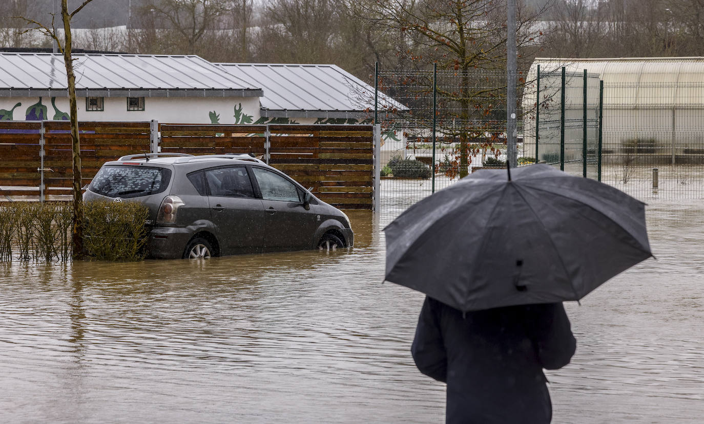 Las imágenes de las inundaciones en Vitoria y Álava