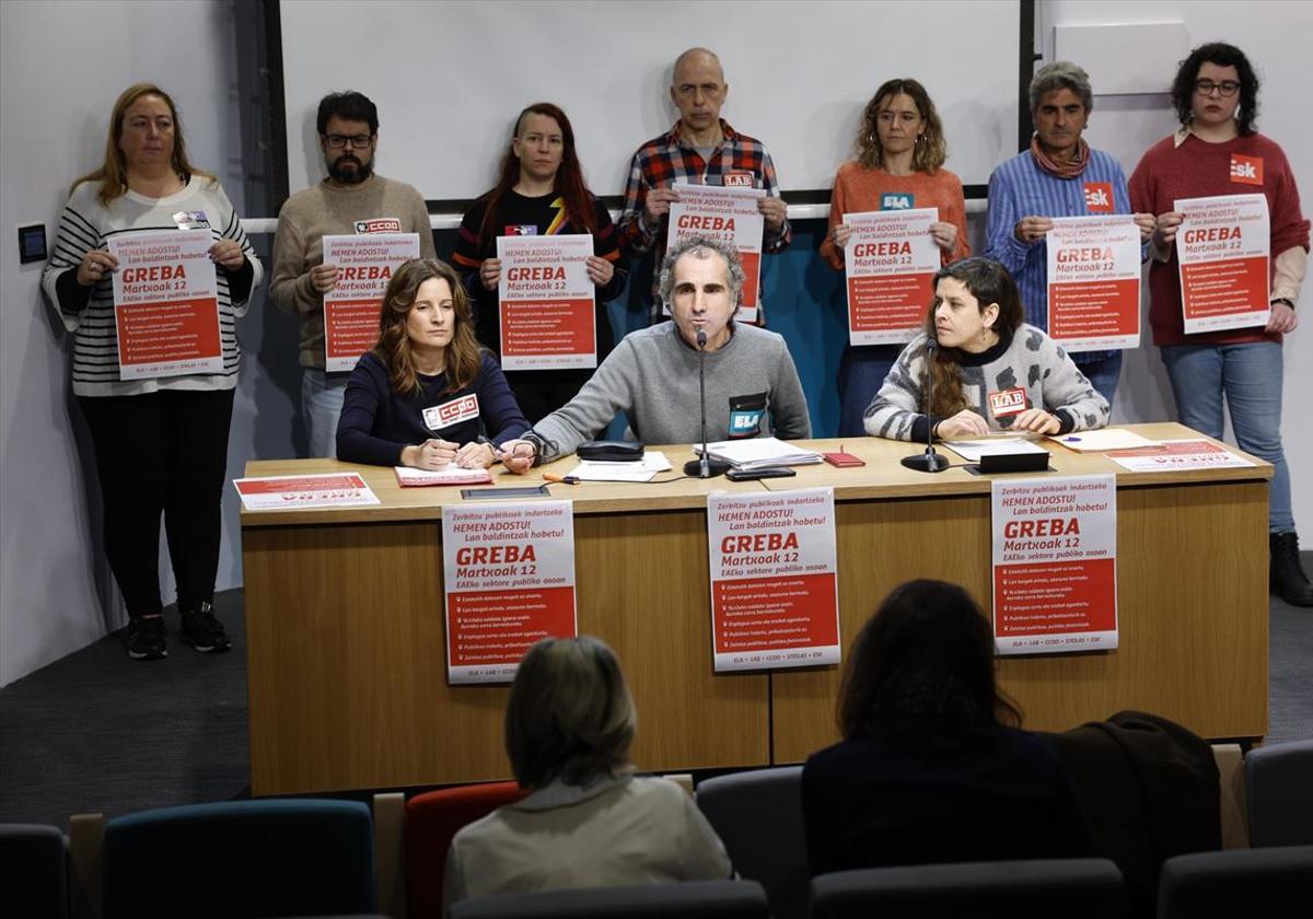 Les syndicats basques du secteur public enregistrent l’appel à la grève pour le 12 mars