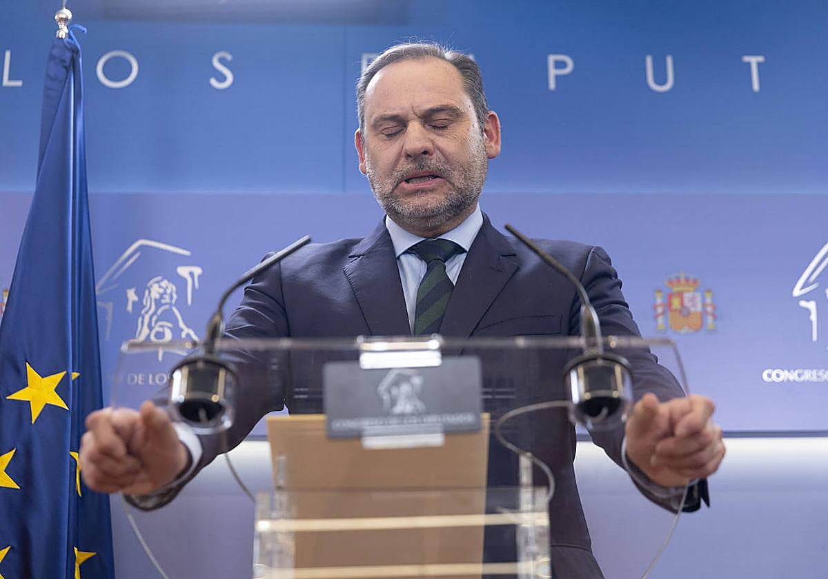 El exministro José Luis Ábalos.