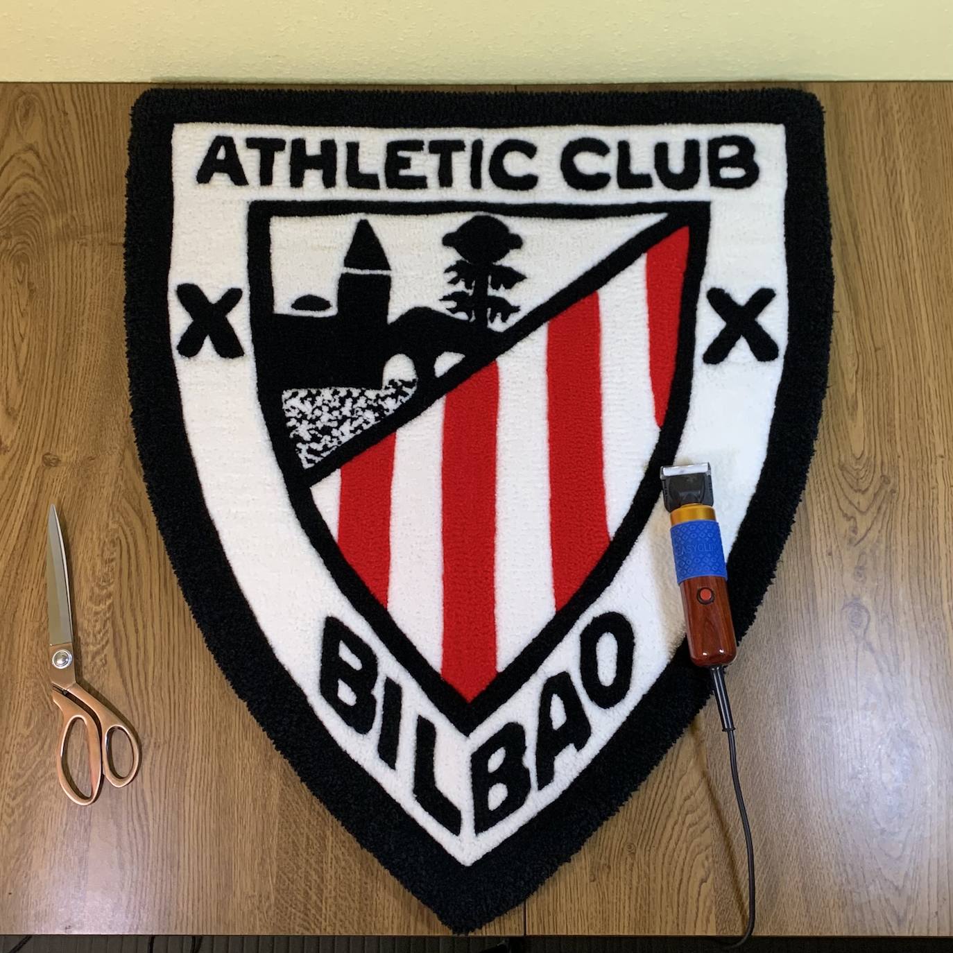 Las alfombras únicas del Deportivo Alavés o Marilyn &#039;made in&#039; Vitoria