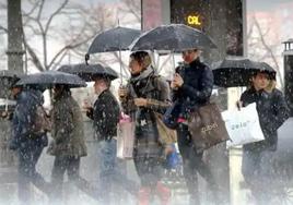 Una nueva borrasca pone a Euskadi en aviso amarillo por viento, lluvia y nieve todo el fin de semana