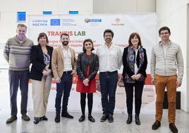 Representantes de las regiones participantes en la presentación.