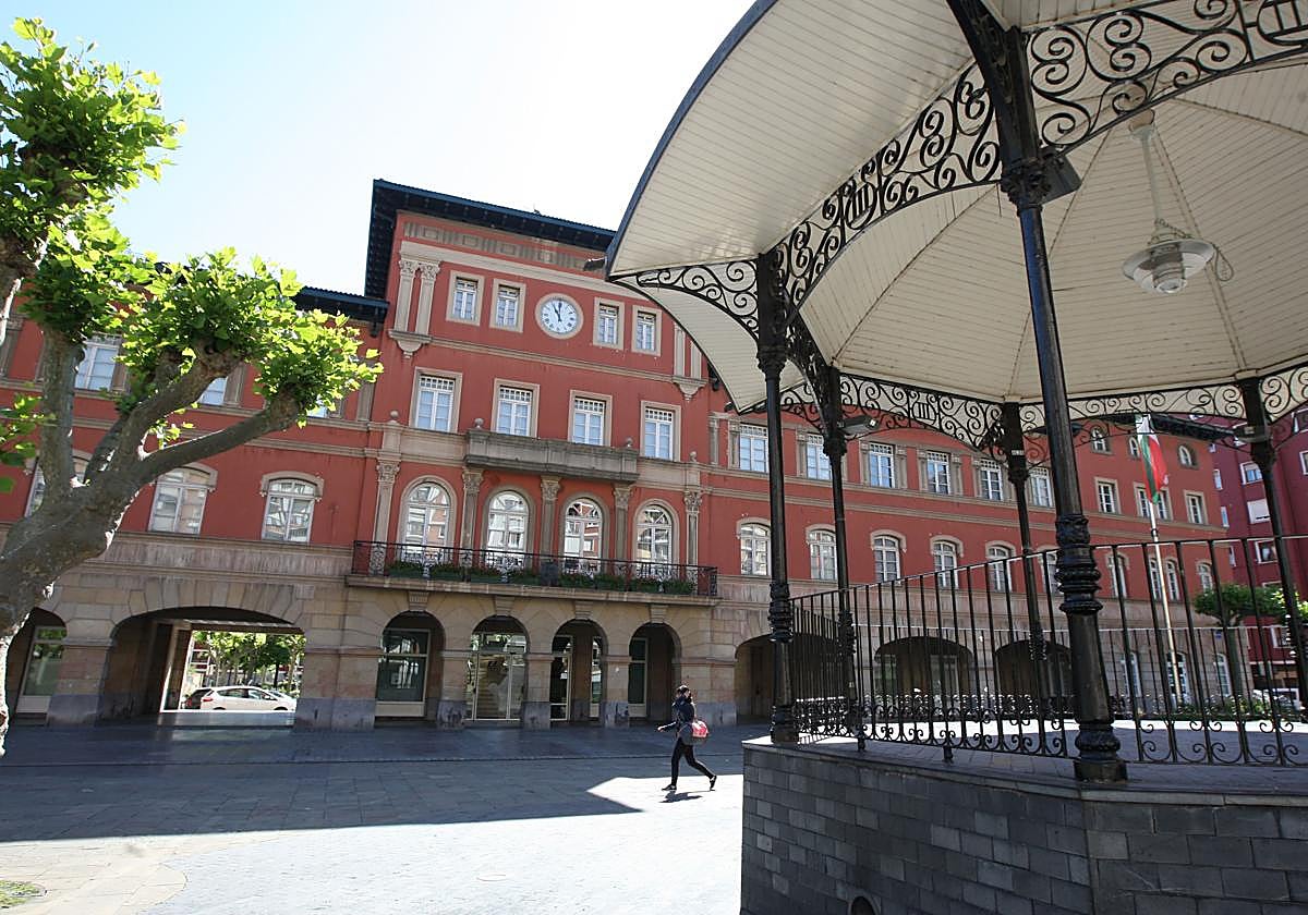 Vista del Ayuntamiento de Erandio.