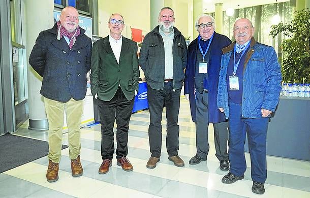 Álvaro Ortega, Javier Meana, Koldo Callado, Pepe Giner y Miguel Gutiérrez.