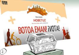 La viñeta de Cerrajería y el programa Hobetuz para mejorar Vitoria