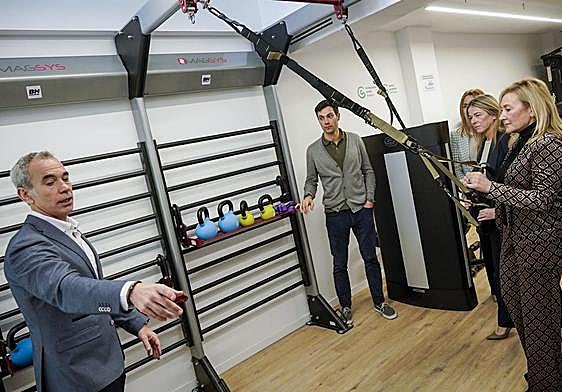 El gimnasio, pensando para todos los pacientes de cáncer, se encuentra en el local de Zabalgana.