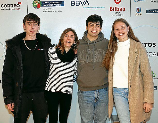 Pablo Ferraris, Maider Méndez, Gontzal Uriguen y María Quintanilla. 