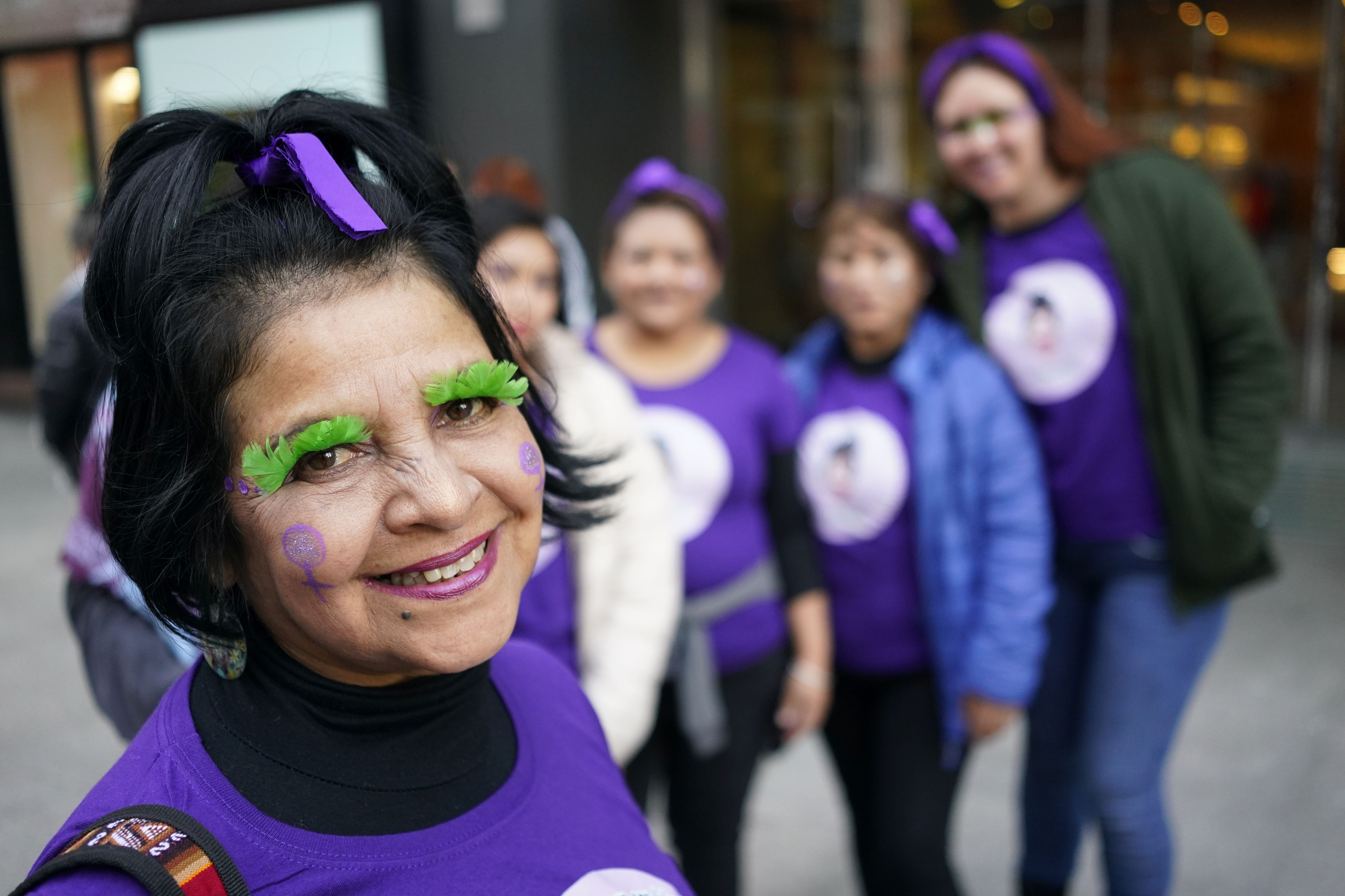 Miles de mujeres avanzan juntas en Bilbao contra la violencia sexual, la discriminación...