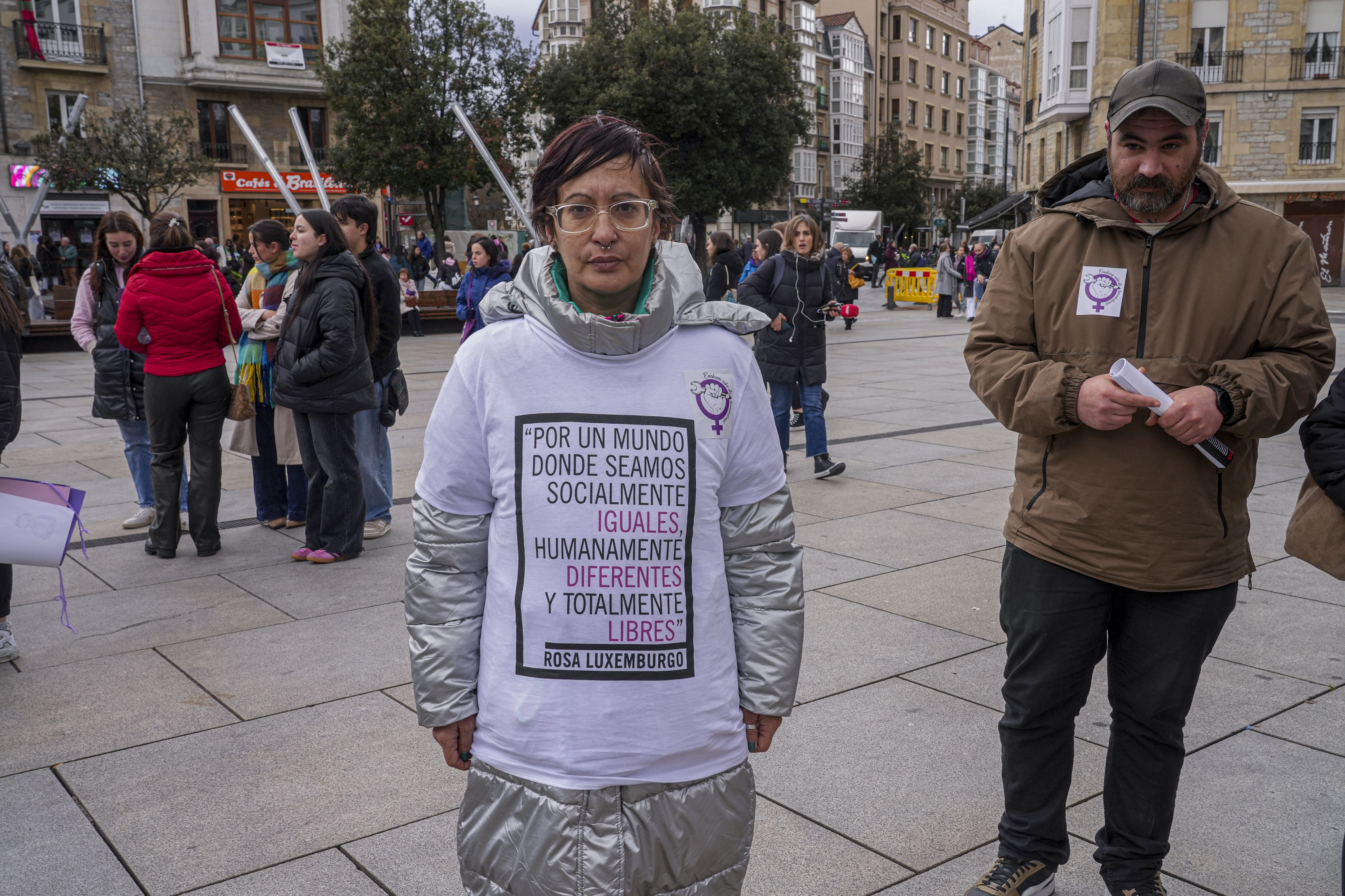 Las imágenes de las protestas de la mañana del 8M