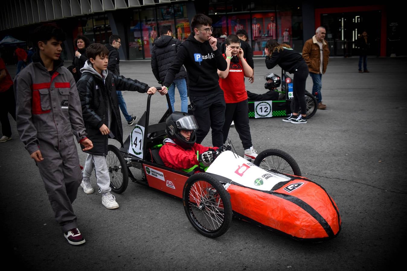 Campeonato de vehículos eléctricos en San Mamés