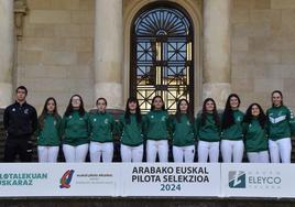 Parte de las integrantes del equipo alavés para el GRABNI.