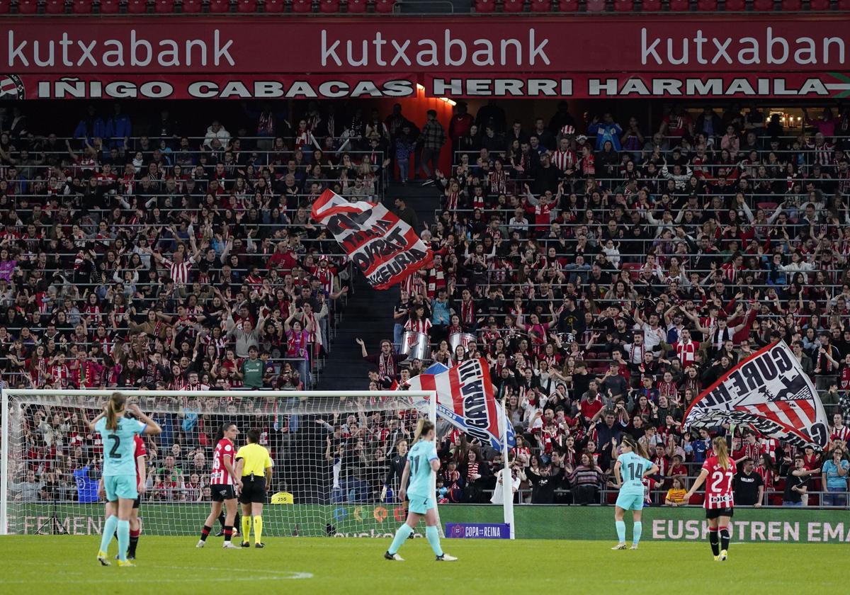 Las rojiblancas preparan a puerta cerrada la vuelta de la semifinal copera ante el Barcelona