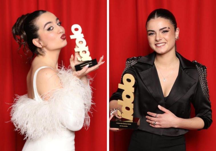 Las vizcaínas Ariane Hoyos y Lucía de la Puerta se coronan como dos de las mejores influencers de España en los Premios Ídolo