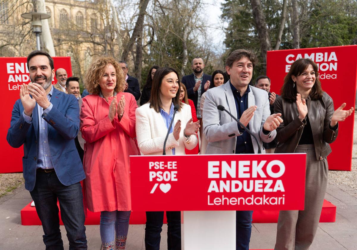 El PSE-EE ha presentado sus listas por Álava en un acto celebrado este sábado en Vitoria.