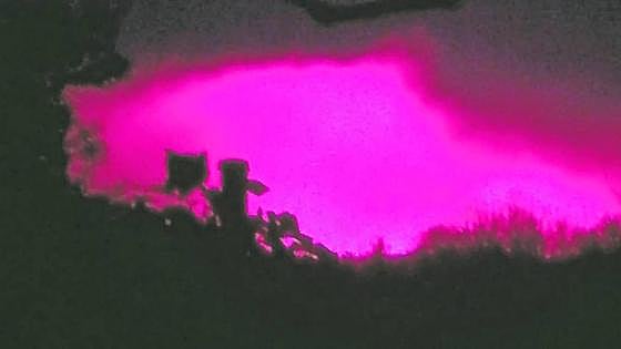 El 'expediente X' de Arrieta: ¿por qué el cielo se ve fucsia por las noches?