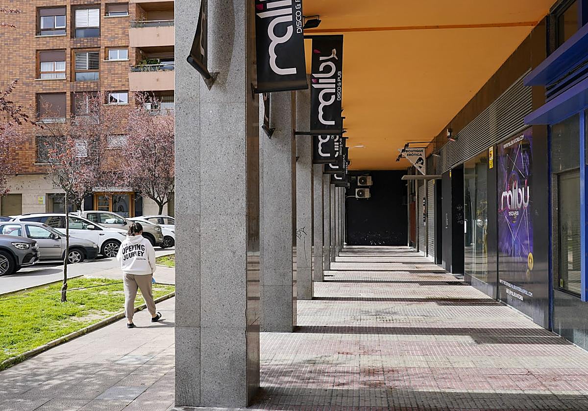 Lugar donde sucedieron los hechos la madrugada del domingo.