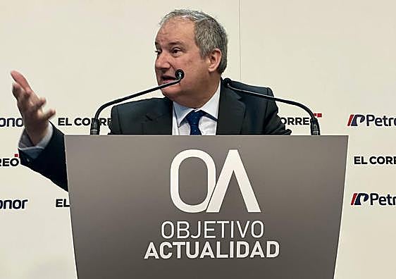 Jordi Hereu en un momento de su intervención.