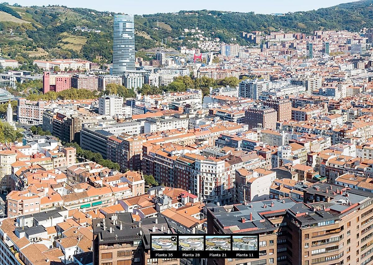 Imagen secundaria 1 - Vistas desde la planta más altas de la torre.