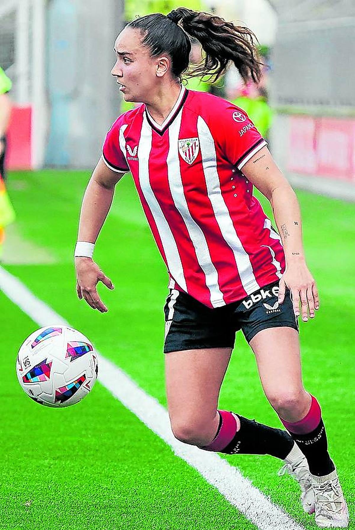 Nerea Nevado es una jugadora destacada en el Athletic.