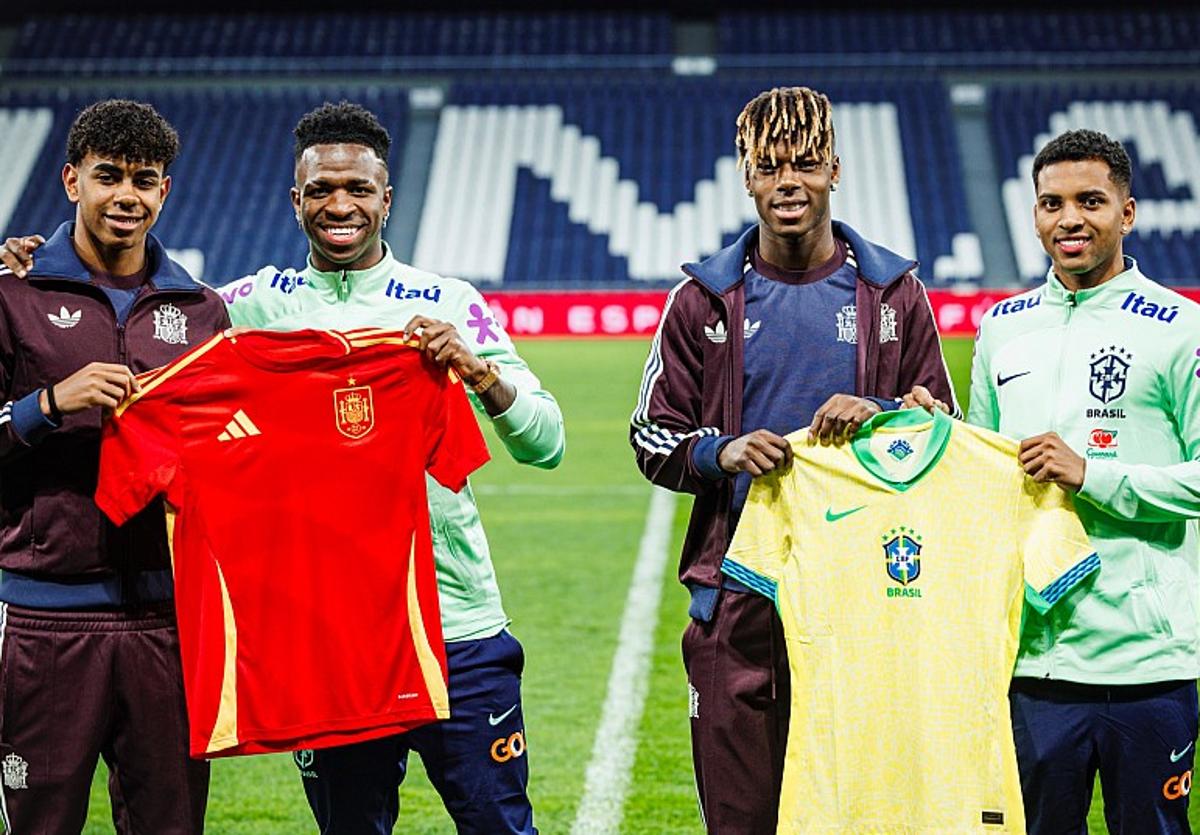 Así se fraguó la imagen de Nico Williams y Vinicius contra el racismo que dará la vuelta al mundo