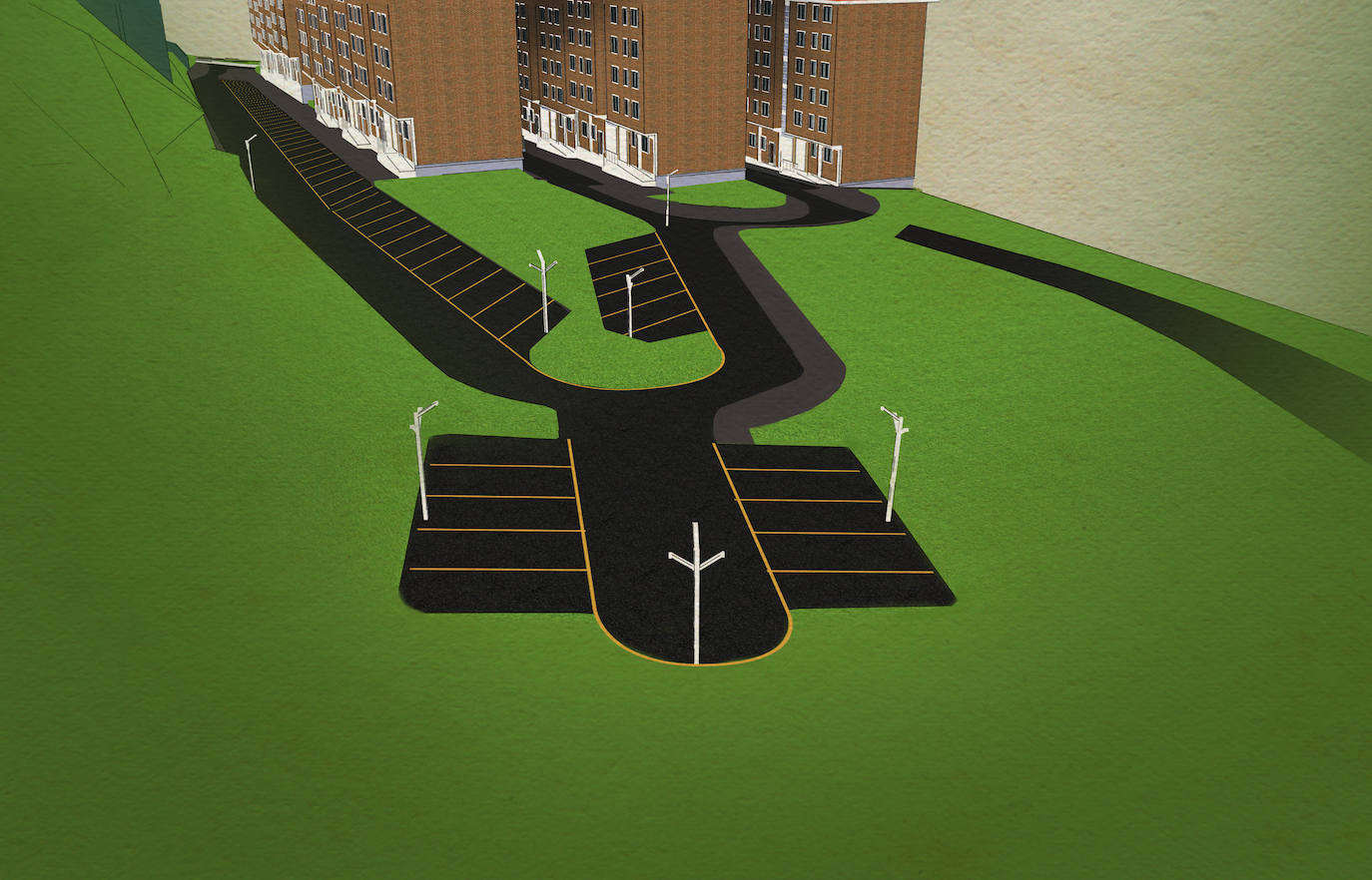 La futura conexión entre la calle Progreso y las calles 22 de Diciembre y San José Obrero.