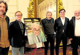 Beñat Arginzoniz, José Ramón Muro, Koldo Ortiz González de Langarika, Gabriel Rodrigo y Marino Montero.