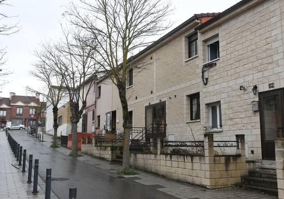 Calle Los Tilos, en el barrio de Abetxuko.