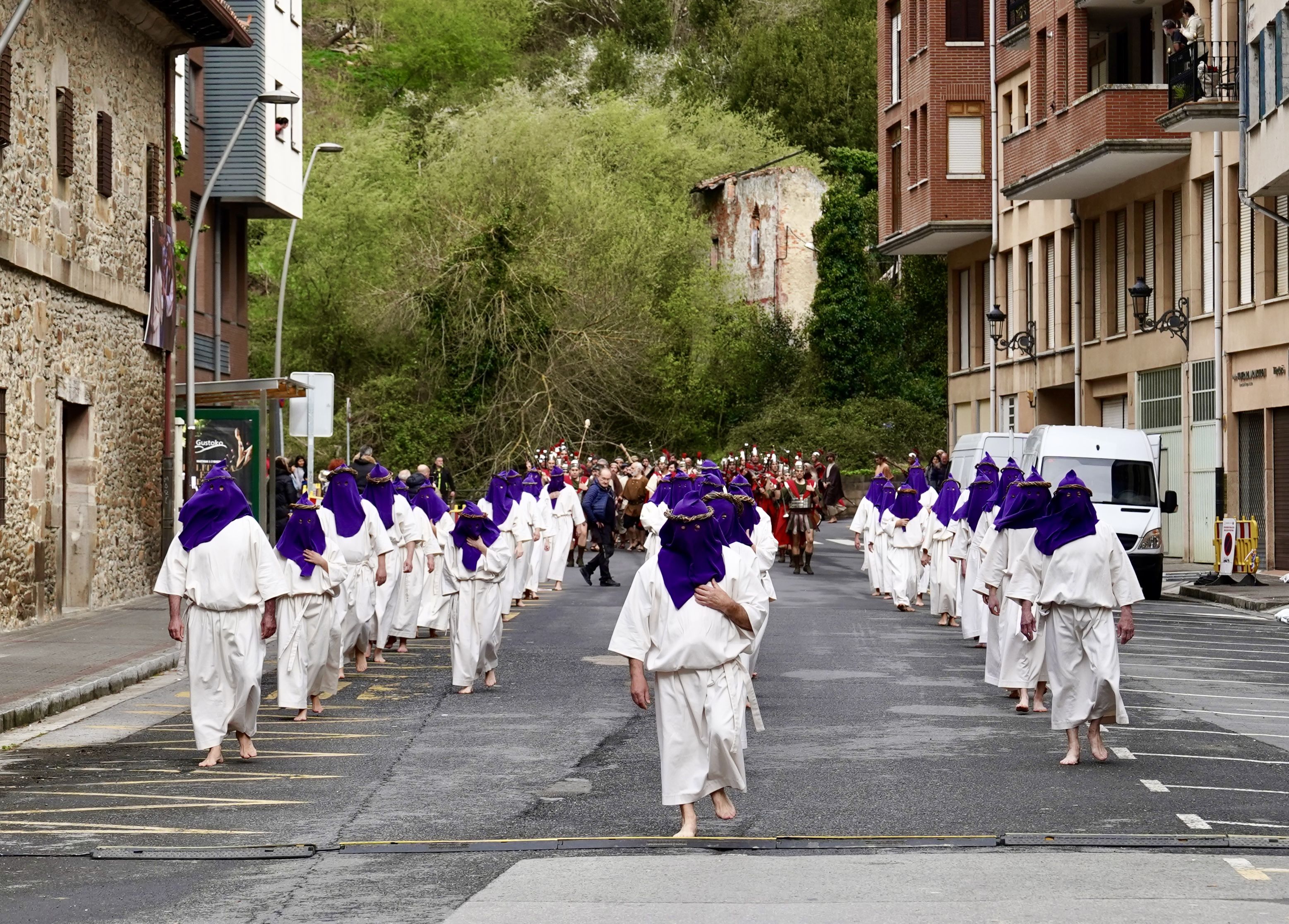 Las imágenes de la Pasión Viviente de Balmaseda