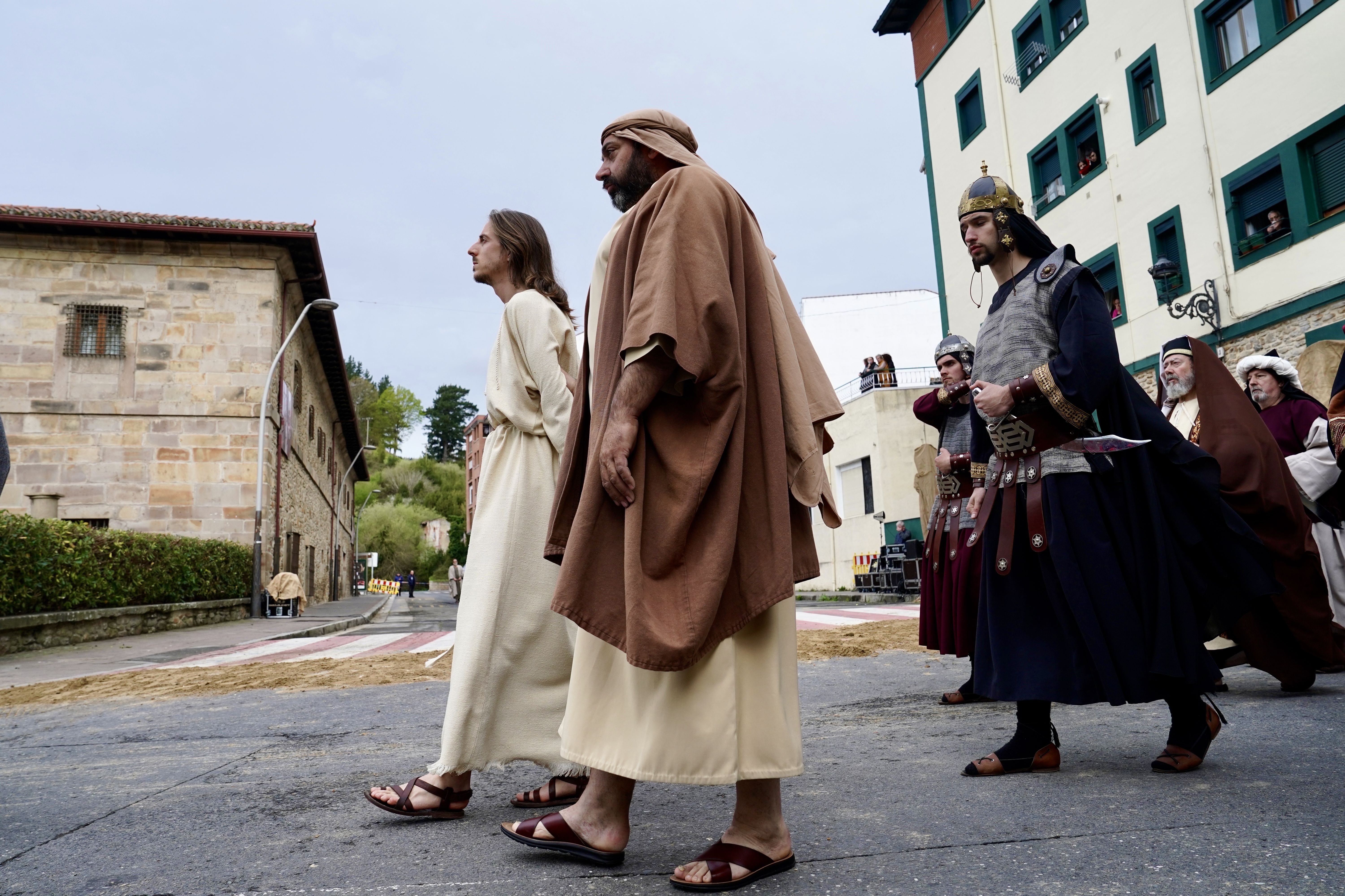 Las imágenes de la Pasión Viviente de Balmaseda