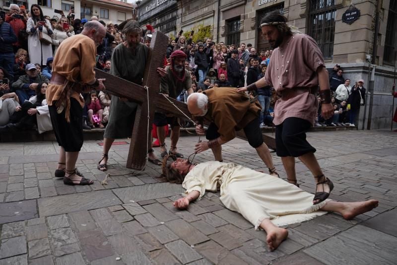 Las imágenes de la Pasión Viviente de Balmaseda