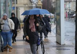 La lluvia amenaza el Viernes Santo en Vitoria.