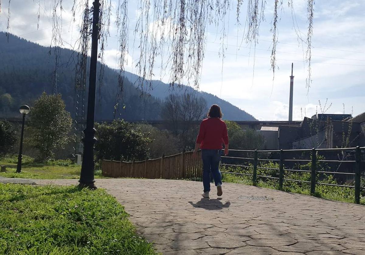 El parque lineal continuará desde Llodio hacia Arrankudiaga por Gallarreko, en el barrio de Areta.