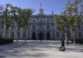 Vista del Tribunal Supremo, en Madrid.